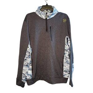Gillz Fishing Pullover men's Size Large ¼ zip athletic fleece long sleeve